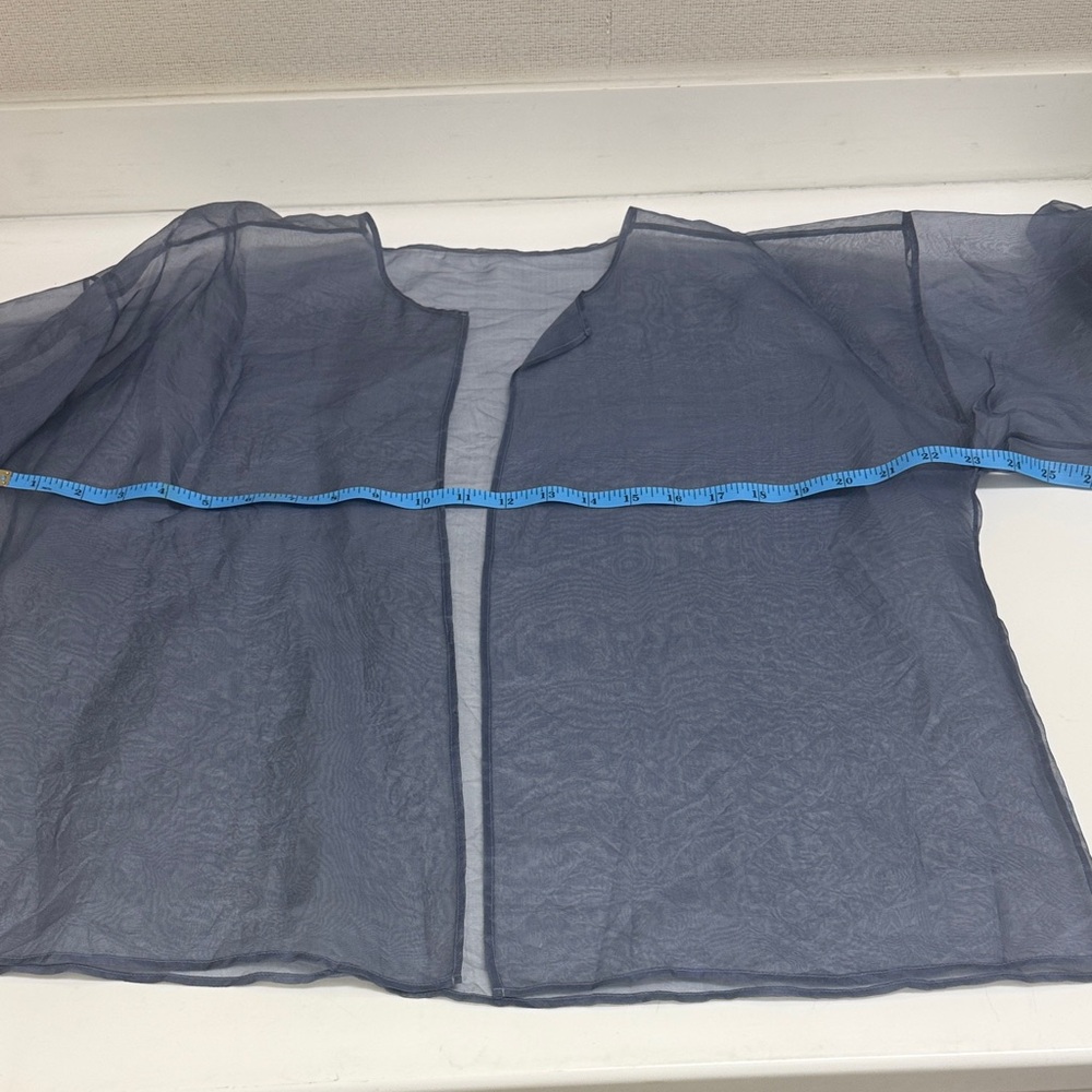 Eileen Fisher Elegant BlueGray Women's Skirt Set - Picture 6 of 16